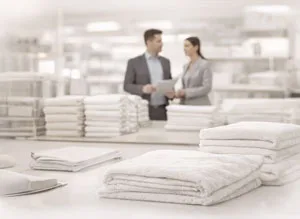 انضباط الخدمة المؤسسية والإدارة الاحترافية لعمليات المنسوجات